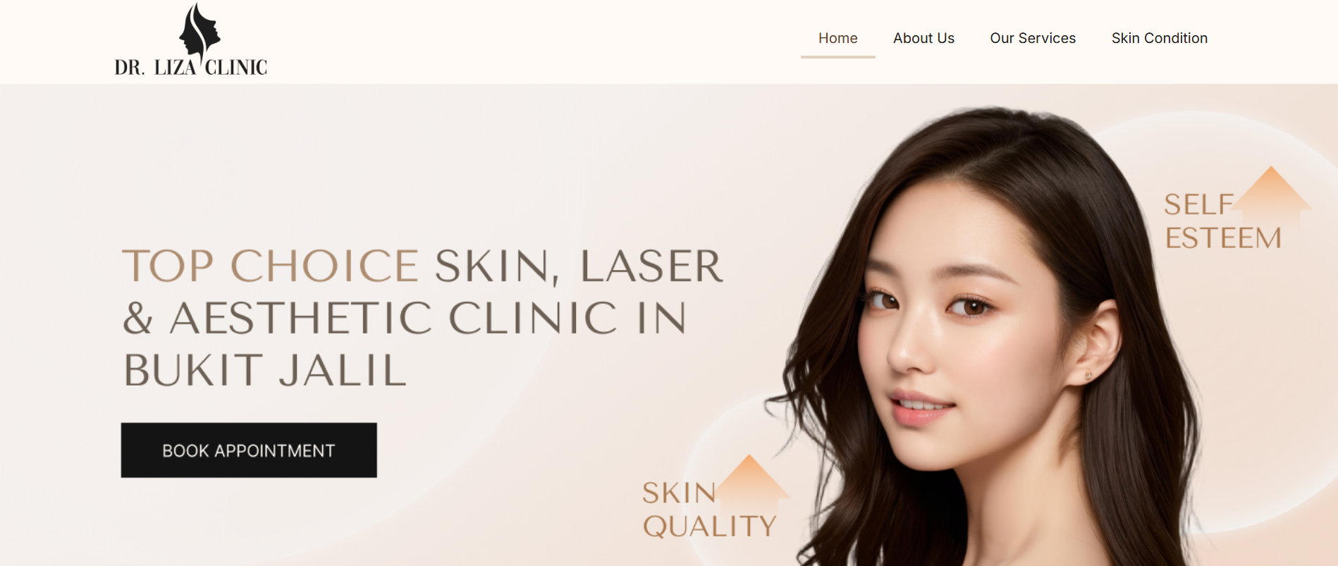 Aesthetic clinic offering laser and skin booster treatments